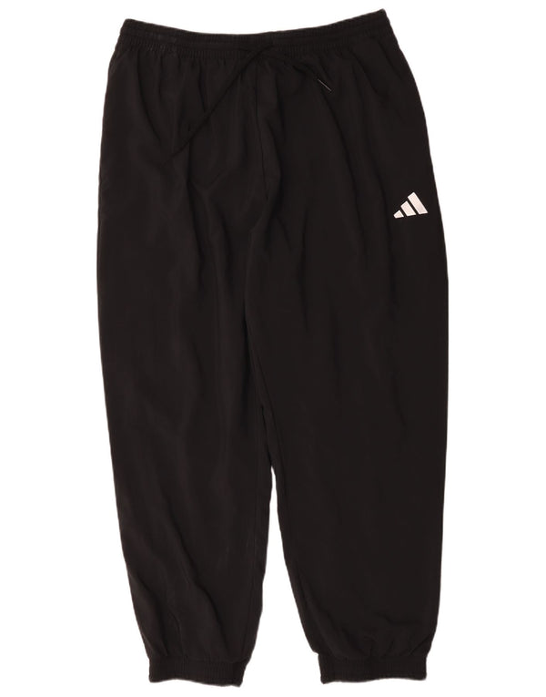 Adidas Mens Tracksuit Trousers Joggers XL  Black Polyester