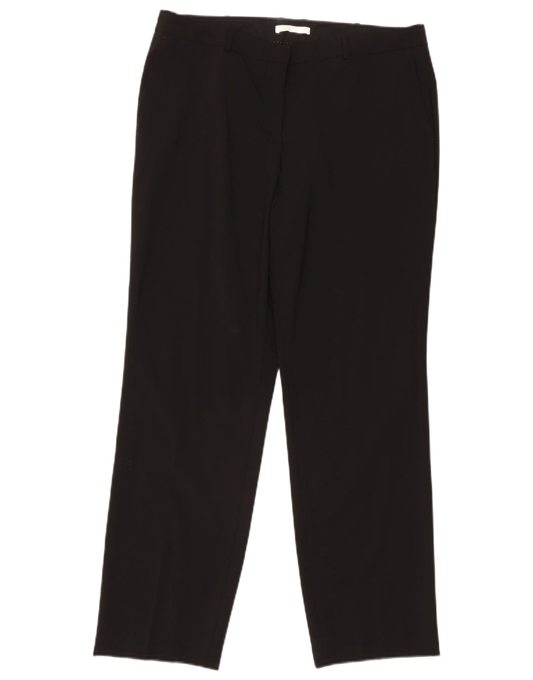 Hugo Boss Womens Straight Suit Trousers W34 L30 Black