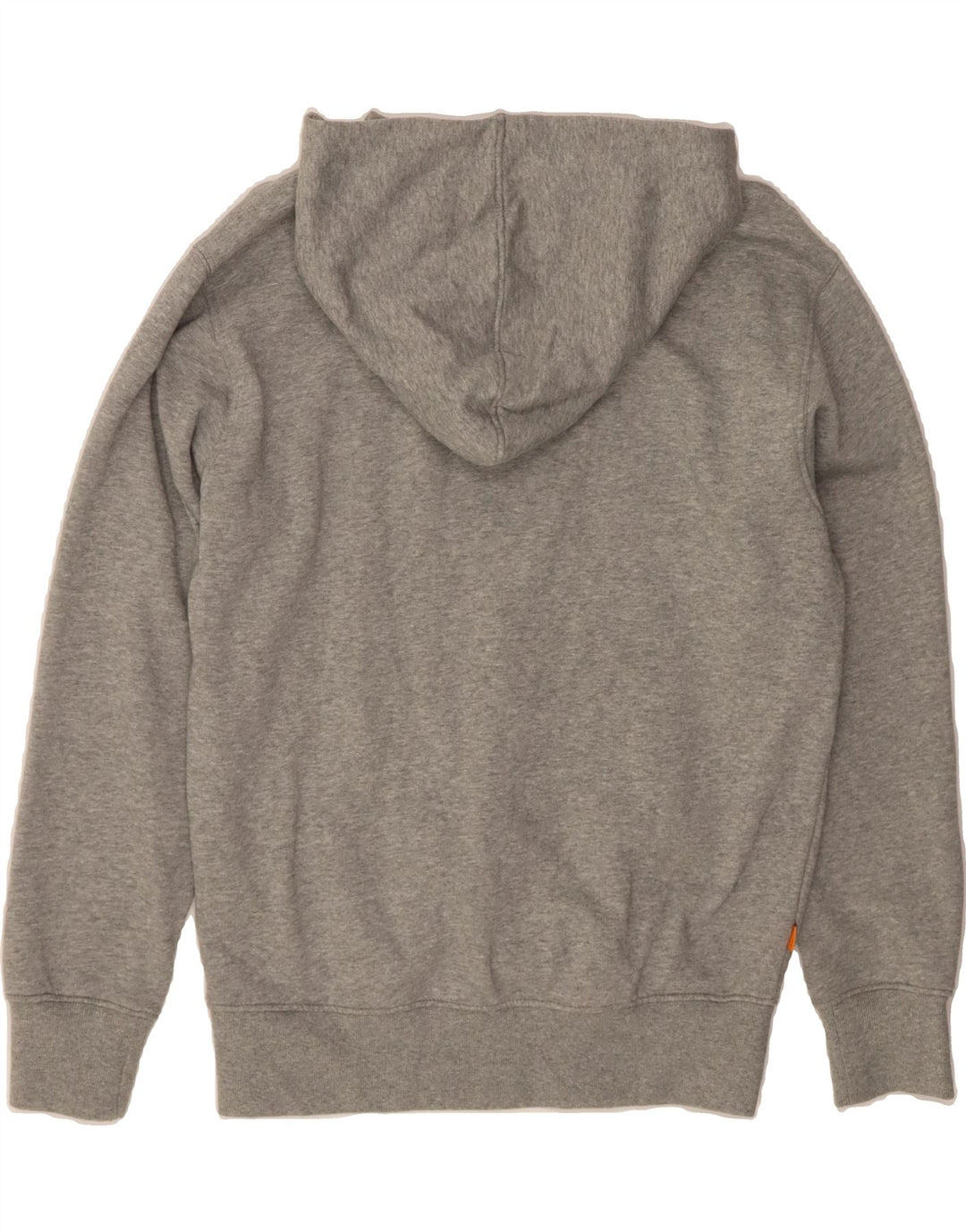 TIMBERLAND Mens Regular Fit Graphic Hoodie Jumper Small Grey Cotton Vintage Timberland and Second-Hand Timberland from Messina Hembry 
