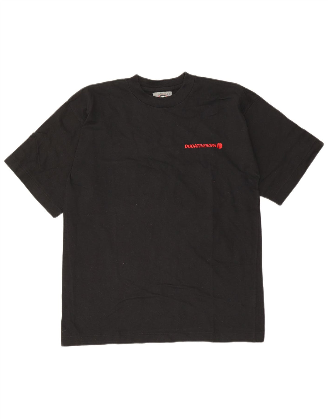 Ducati Mens Graphic T-Shirt Top Medium Black Cotton