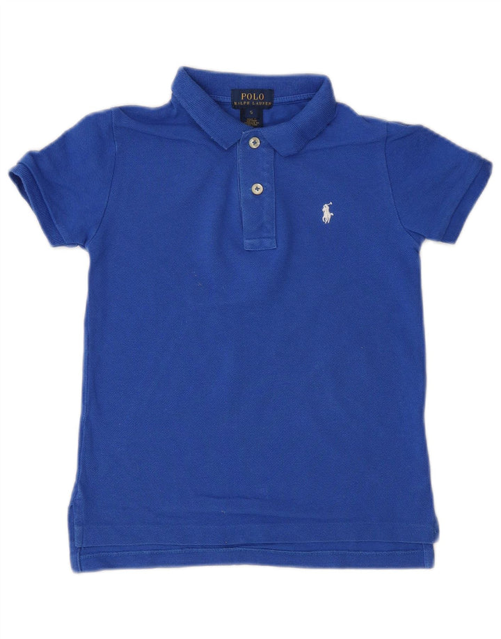 Polo Ralph Lauren Boys Polo Shirt 4-5 Years Blue Cotton