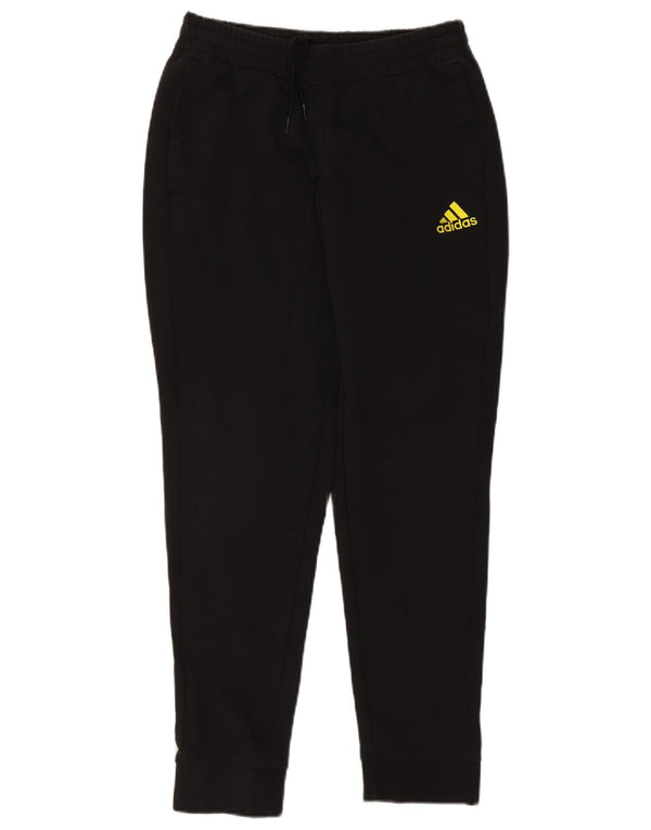 Adidas Mens Tracksuit Trousers Joggers UK 42/44 Large Black Cotton