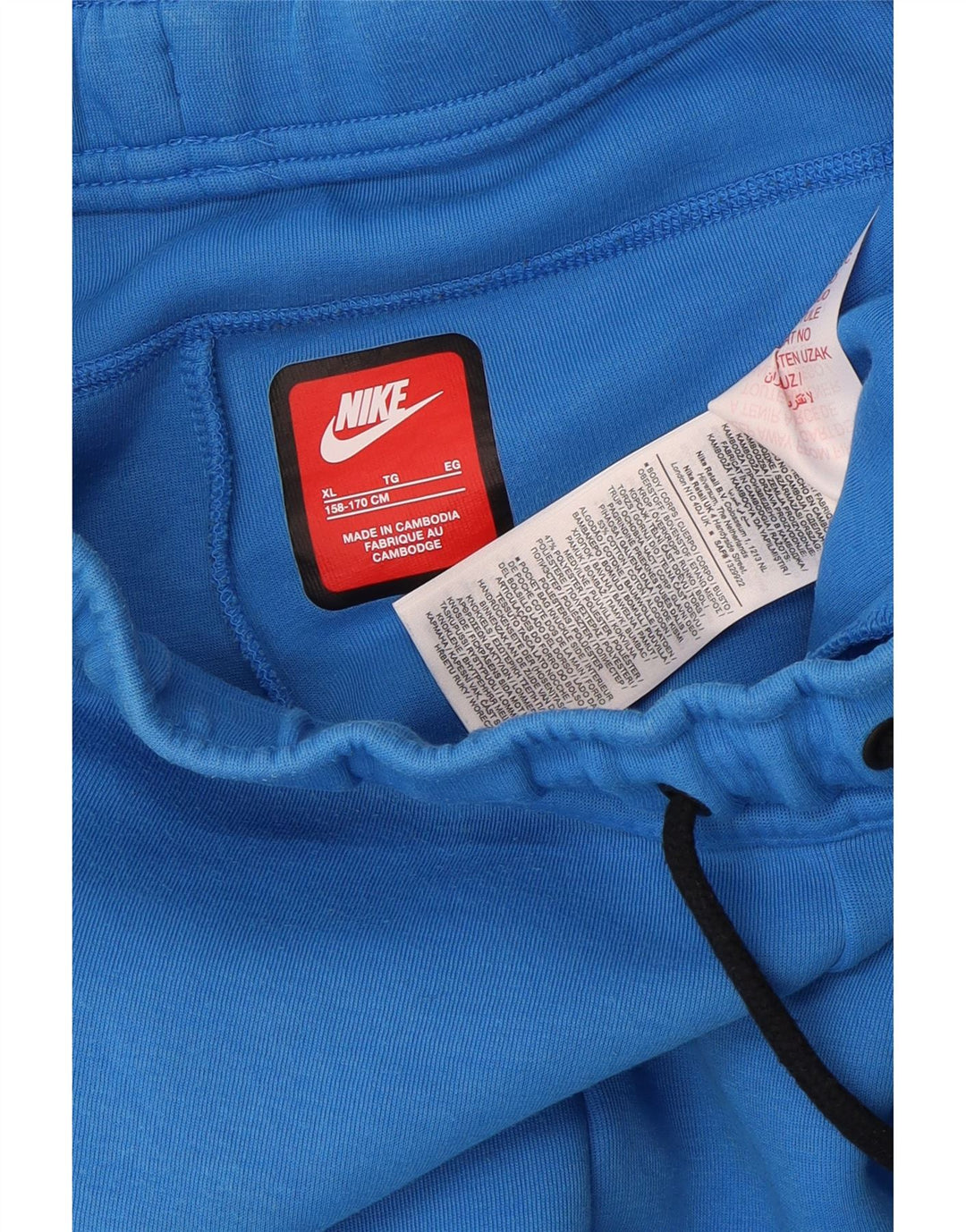 NIKE Boys Tracksuit Trousers Joggers 13-14 Years XL Blue