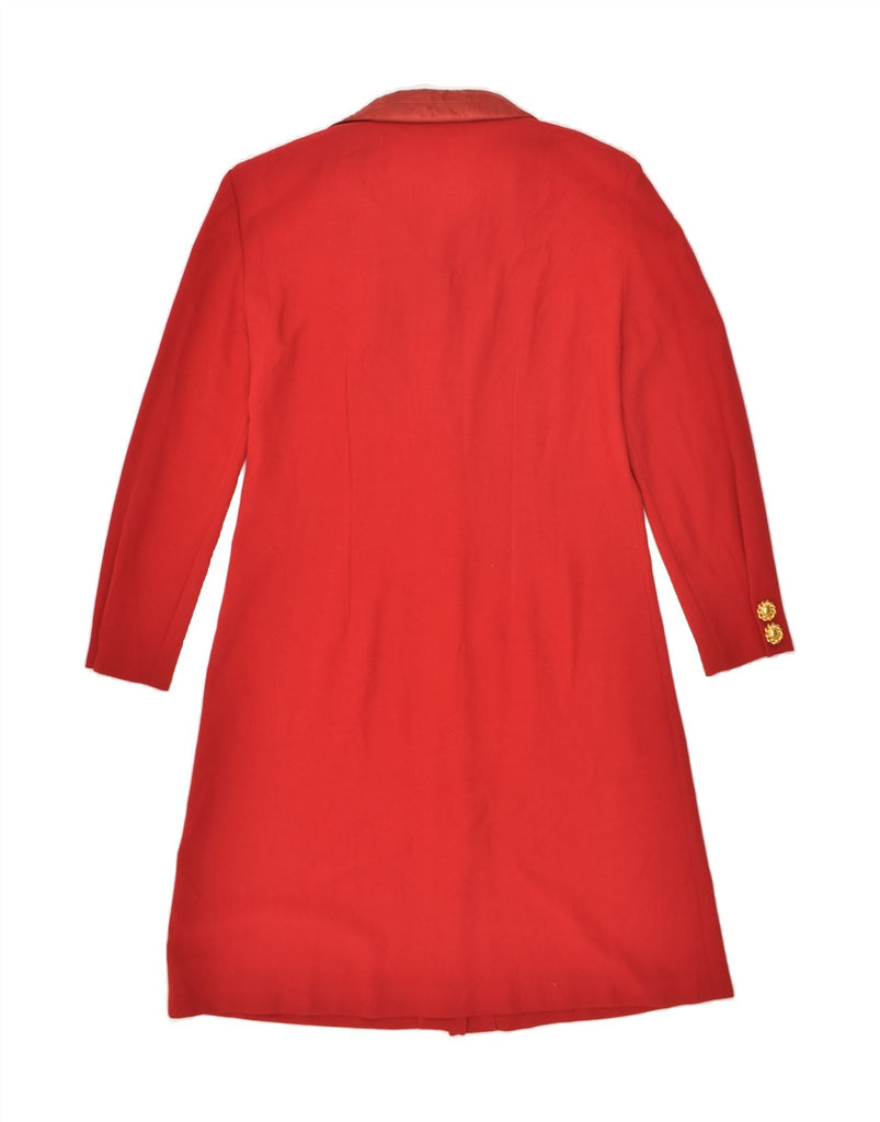 ROCCOBAROCCO Womens Overcoat UK 10 Small Red Vintage Roccobarocco and Second-Hand Roccobarocco from Messina Hembry 