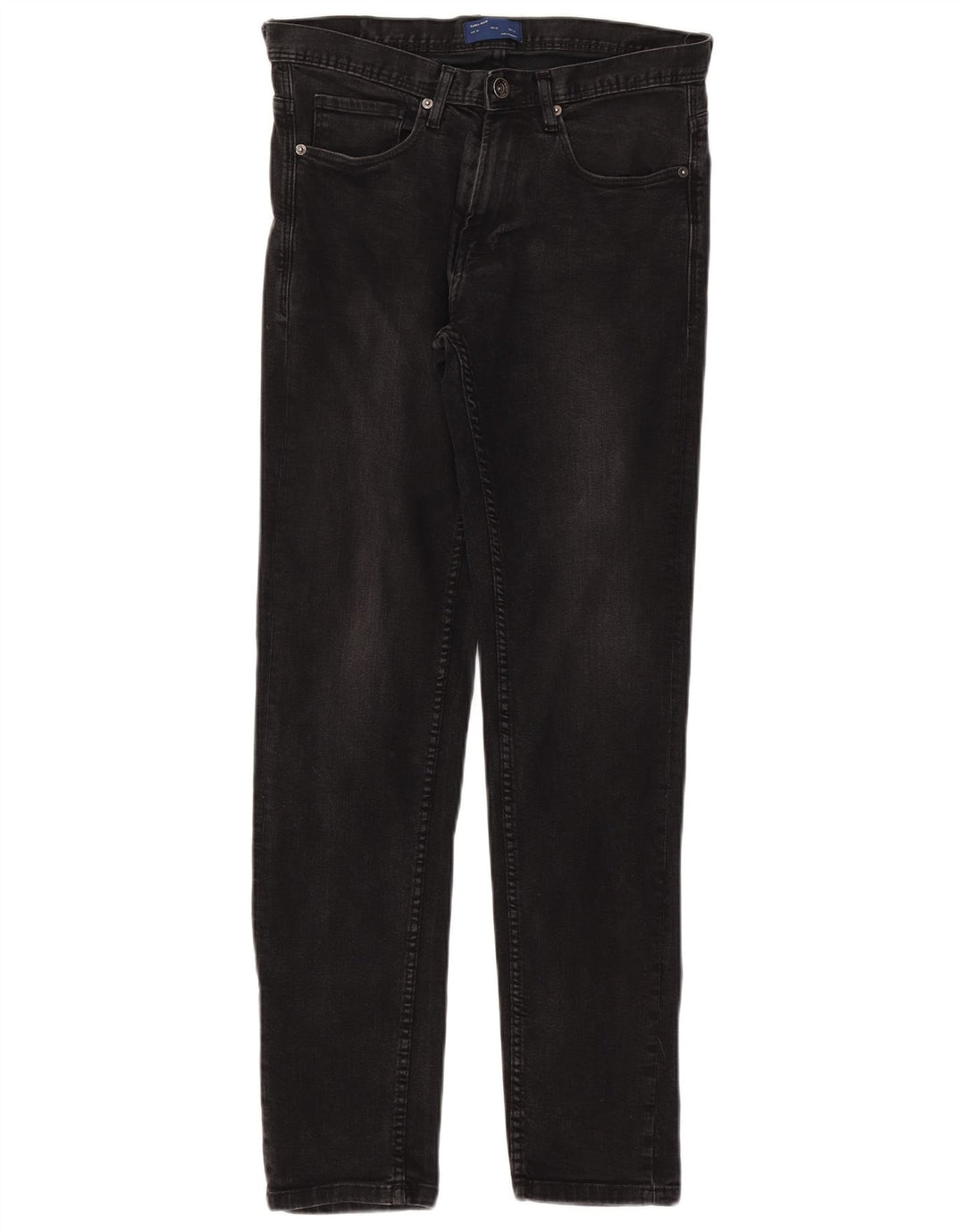 Zara Mens Slim Jeans EU 38 Small W30 L31 Black Cotton