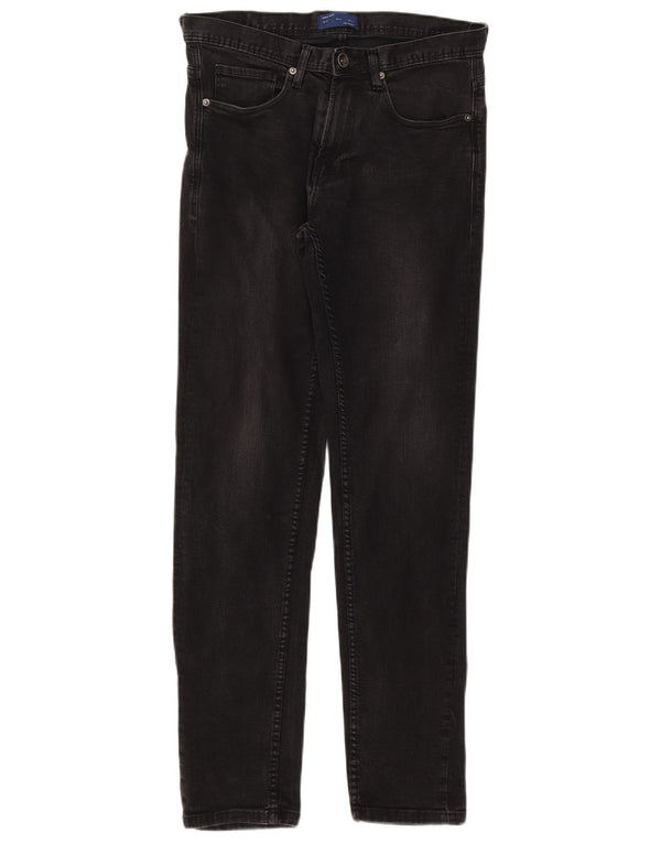 Zara Mens Slim Jeans EU 38 Small W30 L31 Black Cotton