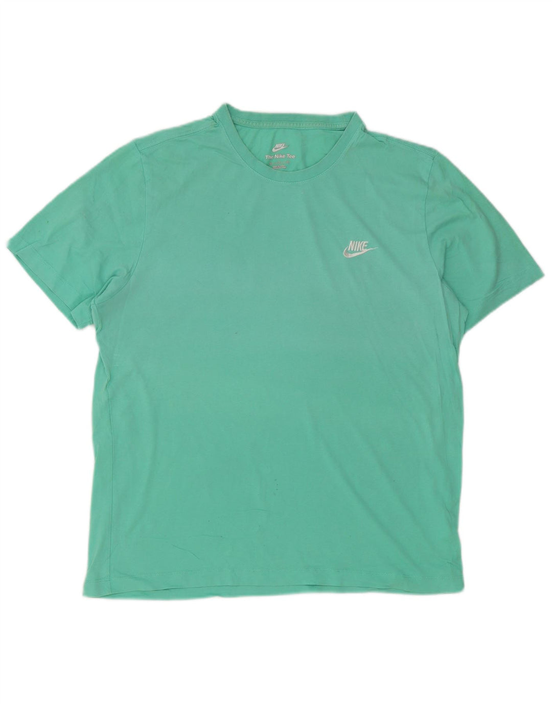 Nike Mens T-Shirt Top XL Turquoise Cotton