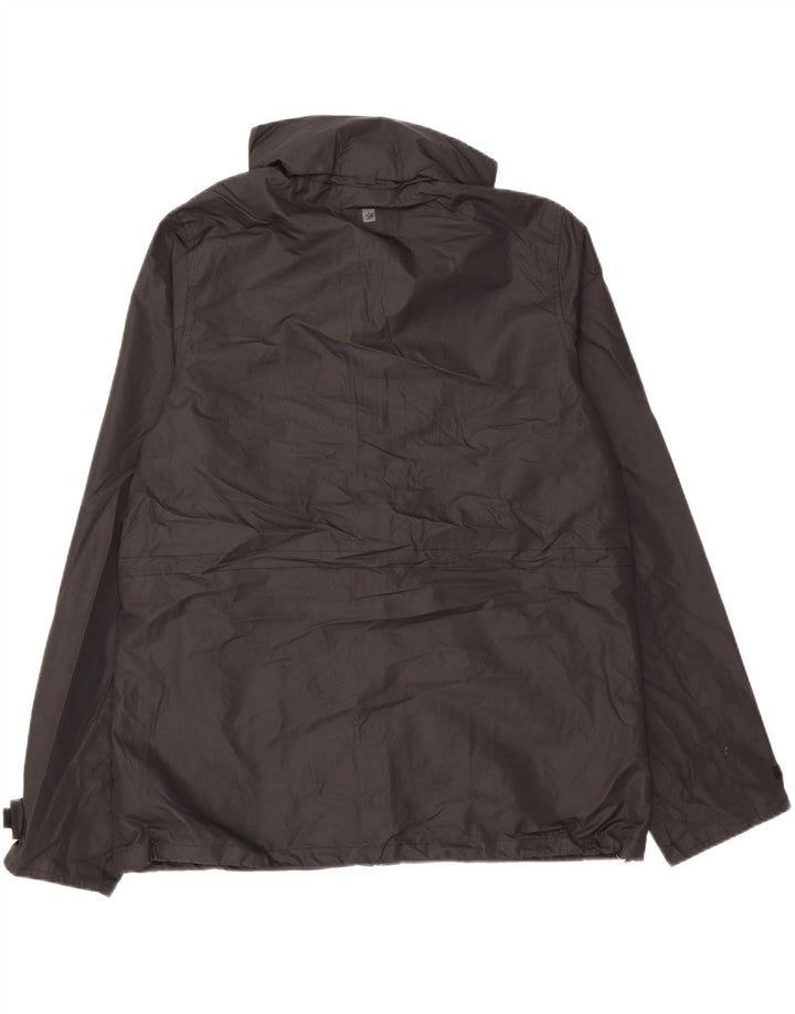 Mountain Warehouse Womens Hooded Rain Jacket UK 14 Large Black Polyester