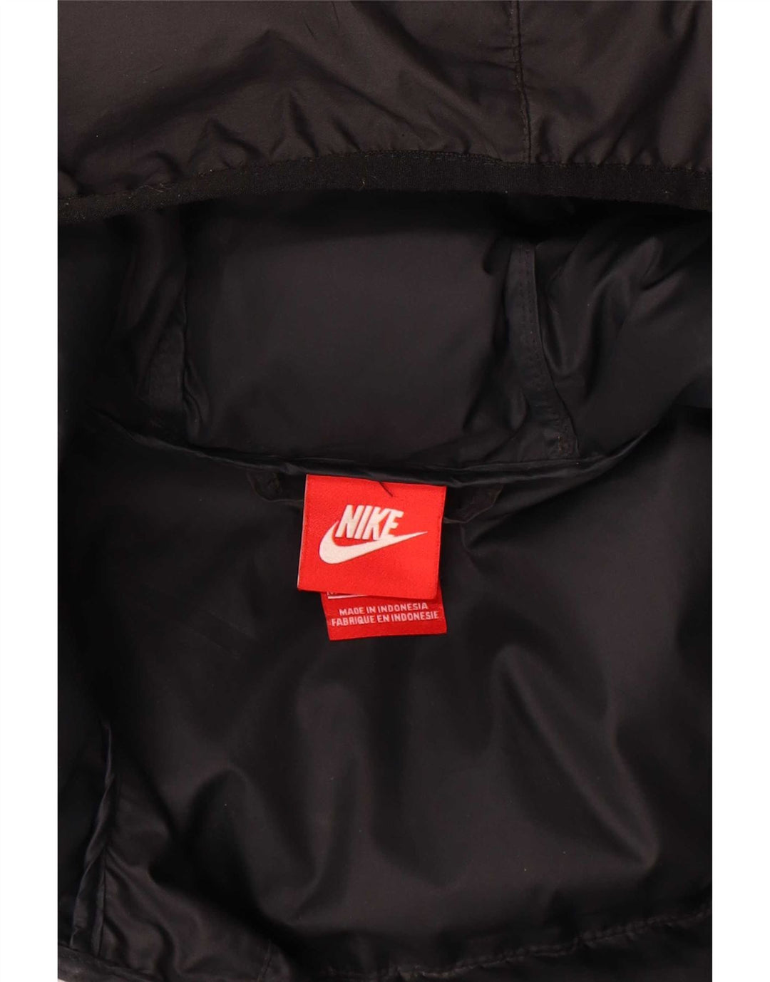 Nike Mens Hooded Padded Jacket UK 38 Medium Black