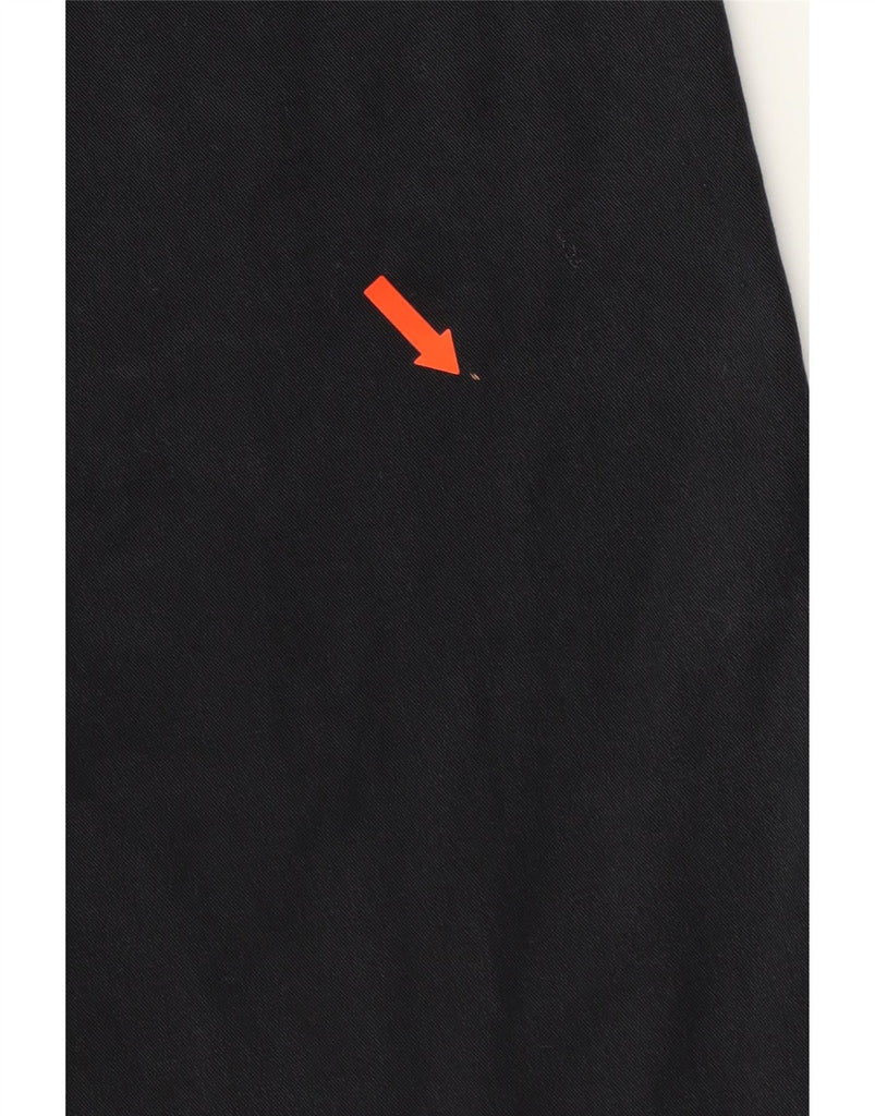 LEE Womens Straight Cropped Trousers US 14 XL W34 L24 Black Cotton Vintage Lee and Second-Hand Lee from Messina Hembry 