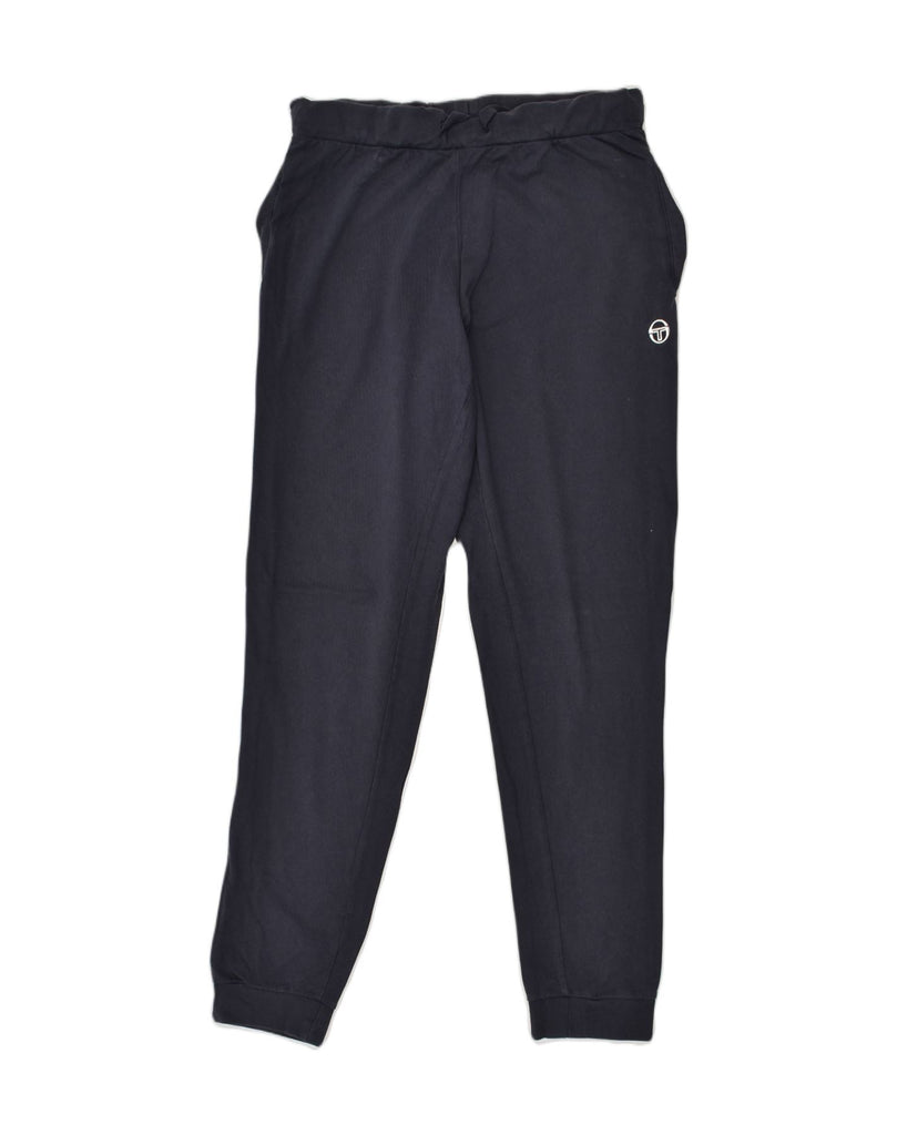 SERGIO TACCHINI Womens Tracksuit Trousers Joggers UK 18 XL Navy Blue | Vintage Sergio Tacchini | Thrift | Second-Hand Sergio Tacchini | Used Clothing | Messina Hembry 