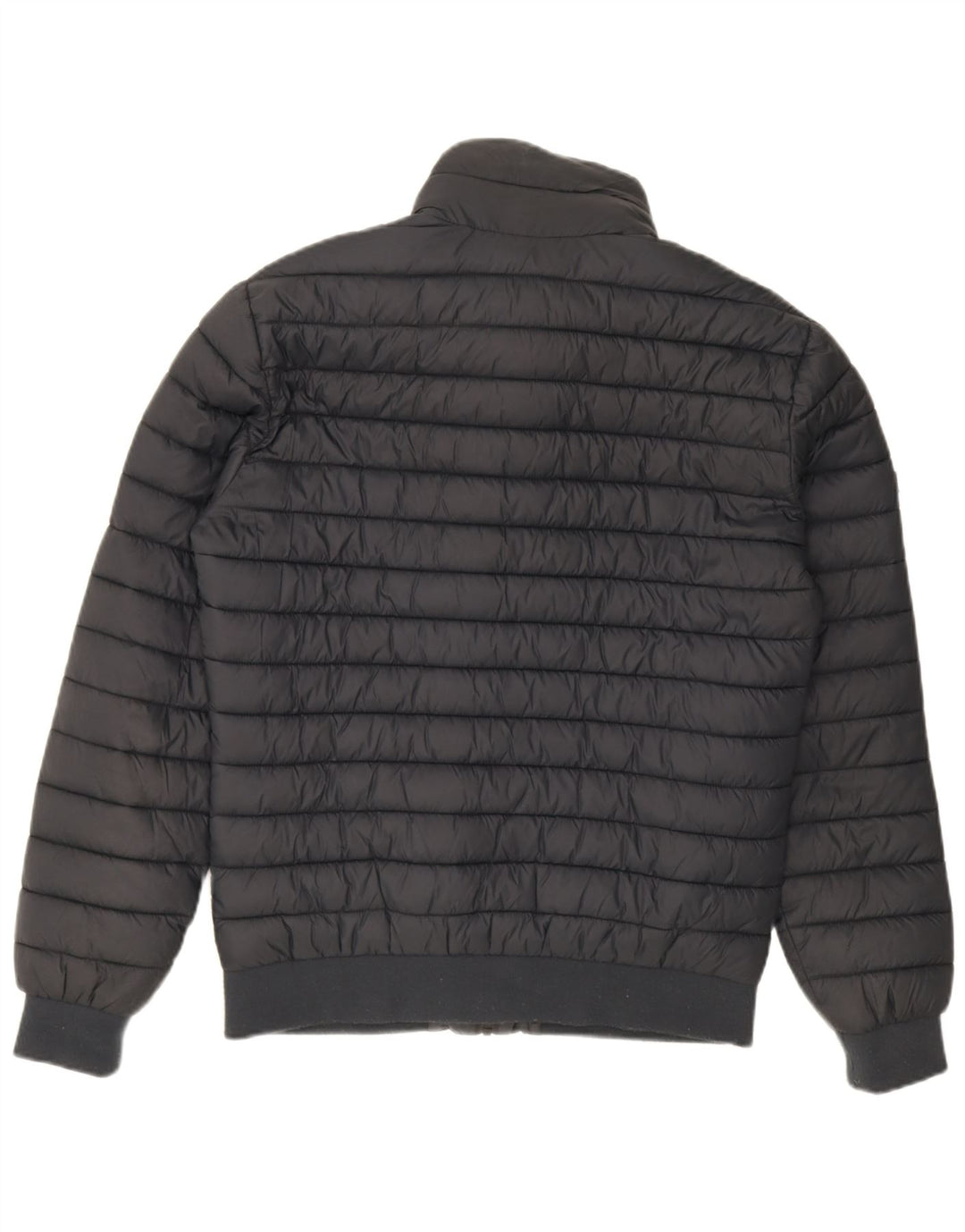 Superdry Mens Padded Jacket UK 40 Large Navy Blue Nylon