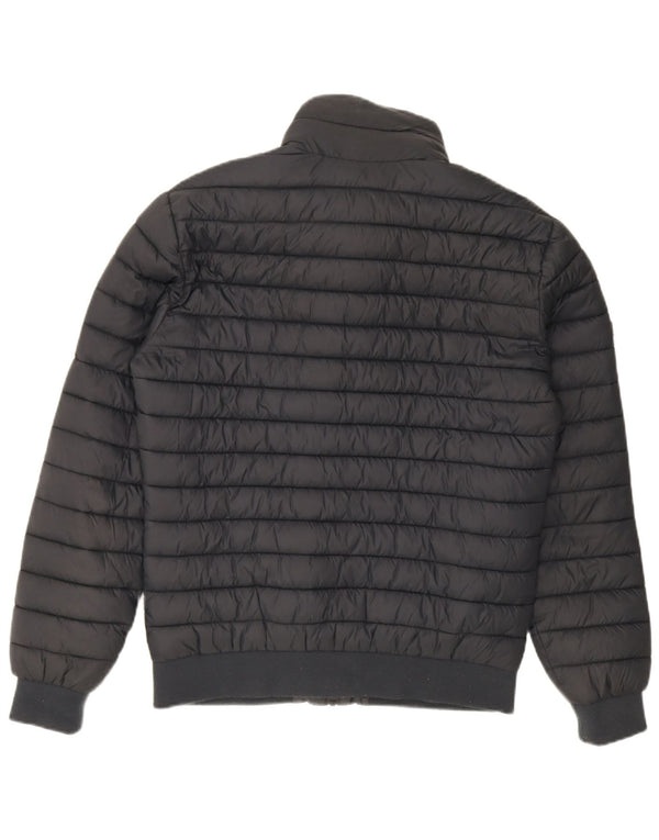 Superdry Mens Padded Jacket UK 40 Large Navy Blue Nylon