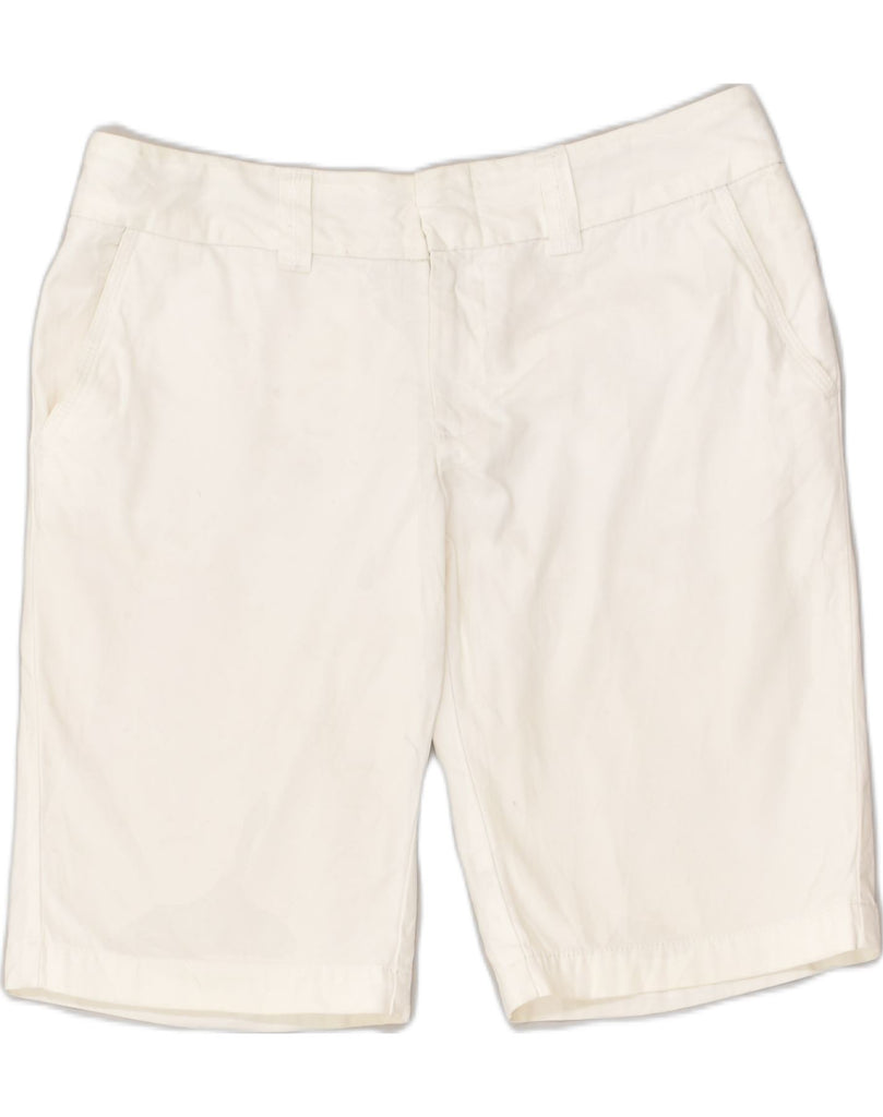 TOMMY HILFIGER Womens Chino Shorts US 6 Medium W30 White Cotton | Vintage Tommy Hilfiger | Thrift | Second-Hand Tommy Hilfiger | Used Clothing | Messina Hembry 