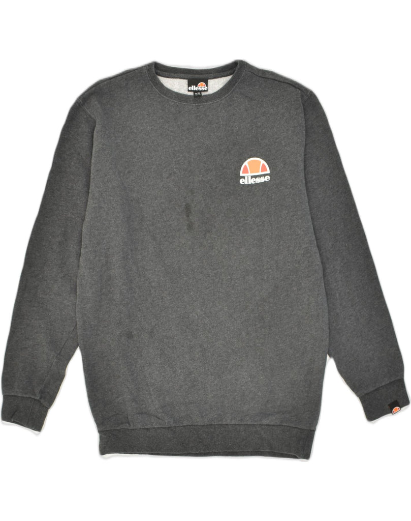 ELLESSE Mens Sweatshirt Jumper XS Grey Cotton | Vintage Ellesse | Thrift | Second-Hand Ellesse | Used Clothing | Messina Hembry 