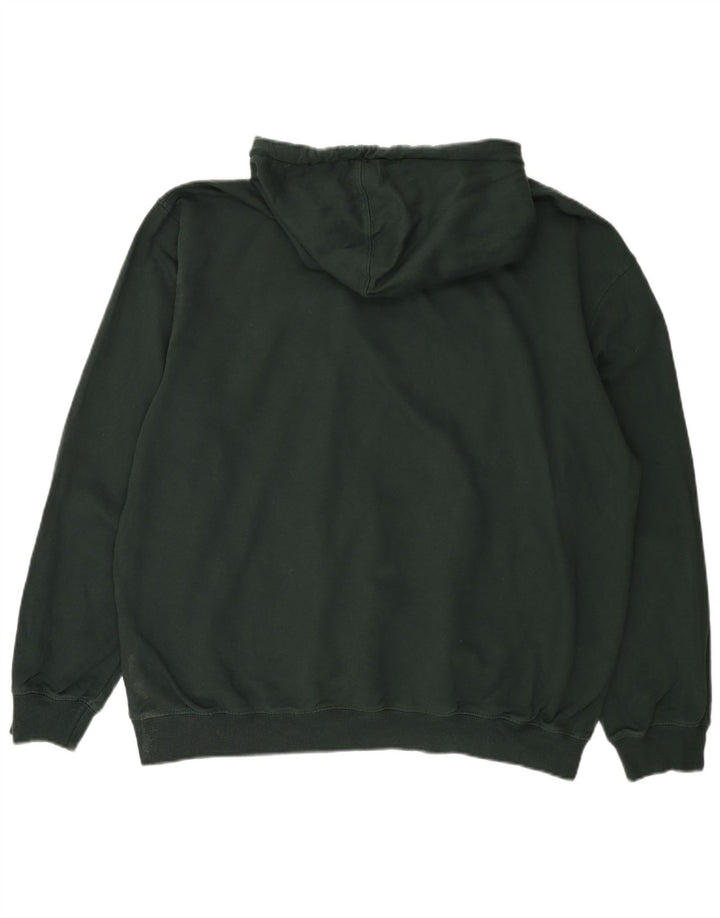 Vans Mens Graphic Hoodie Jumper XL Green Cotton