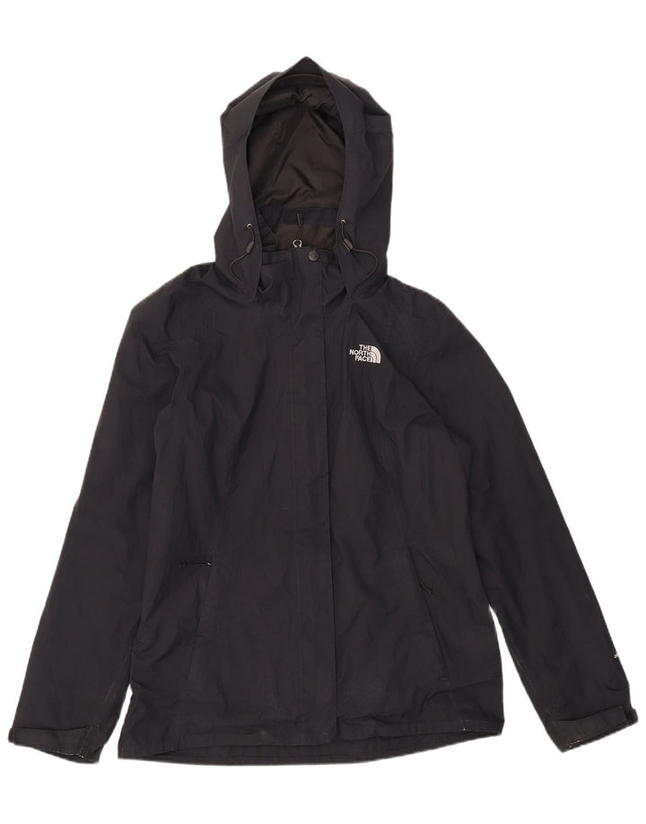The North Face Womens Dryvent Hooded Rain Jacket UK 14 Medium Black