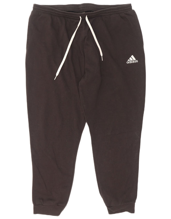 Adidas Mens Tracksuit Trousers Joggers 2XL  Black Cotton