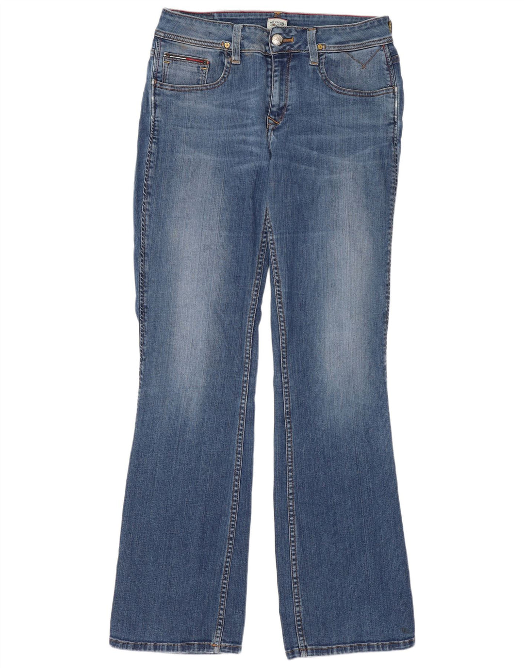 Tommy Hilfiger Womens Bootcut Jeans W32 L32 Blue