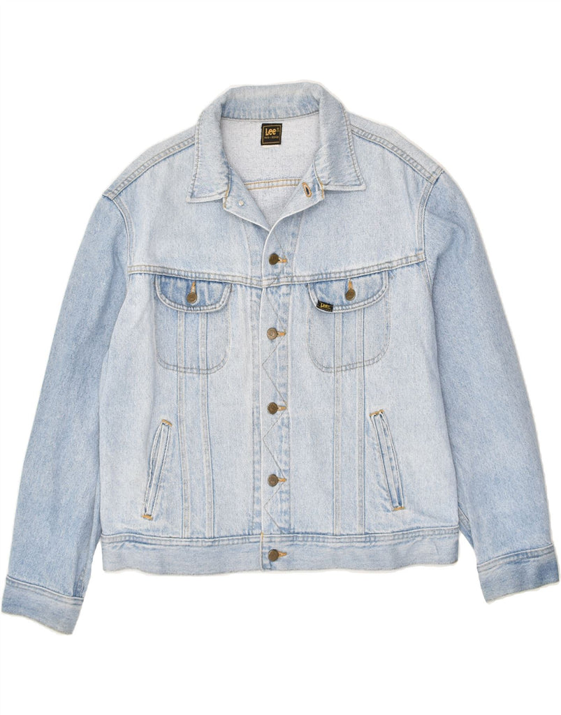 LEE Mens Denim Jacket UK 42 XL Blue Cotton | Vintage Lee | Thrift | Second-Hand Lee | Used Clothing | Messina Hembry 
