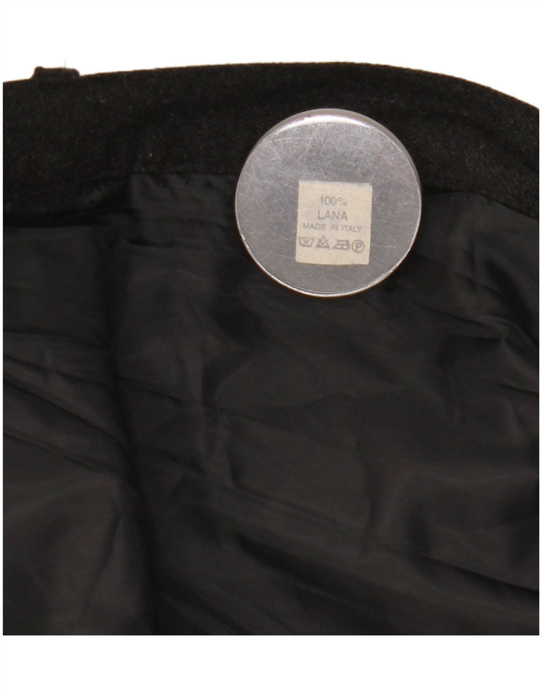 Vintage Womens Knife Pleated Skirt W29 Medium Grey Wool