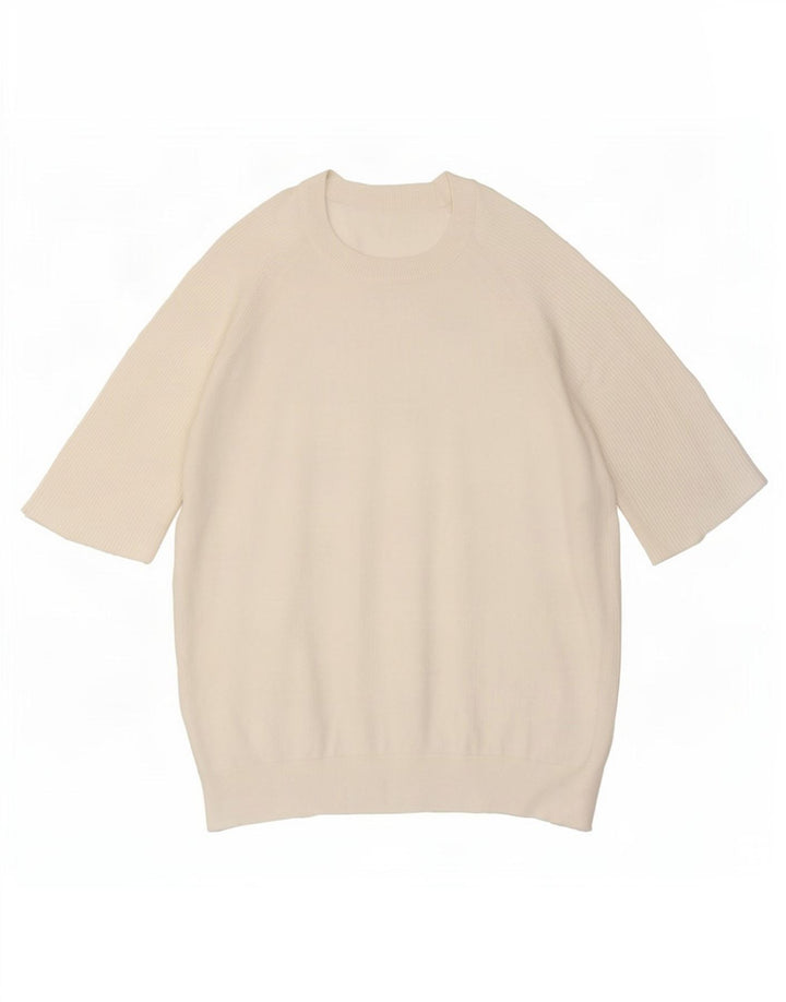 Marks & Spencer Womens Boat Neck Jumper Sweater UK 10 Small White