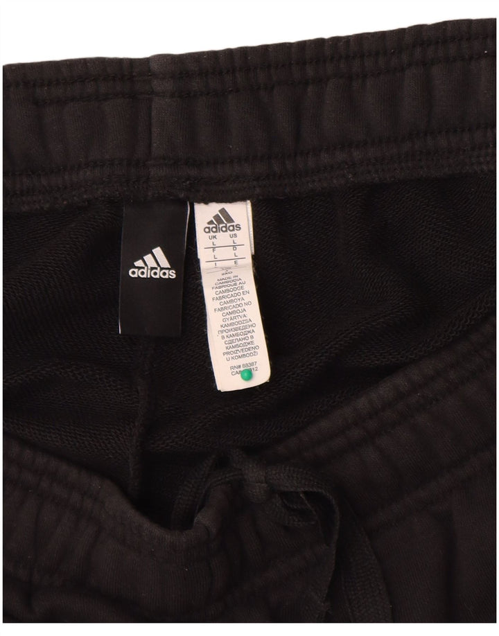 Adidas Mens Sport Shorts Large  Black Cotton