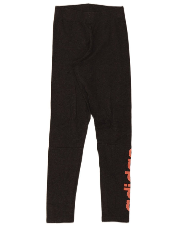 Adidas Womens Graphic Leggings UK 4 XS Grey