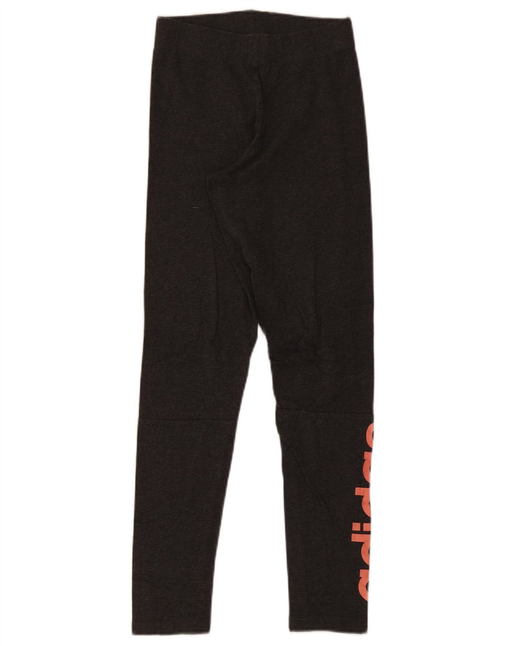 Adidas Womens Graphic Leggings UK 4 XS Grey