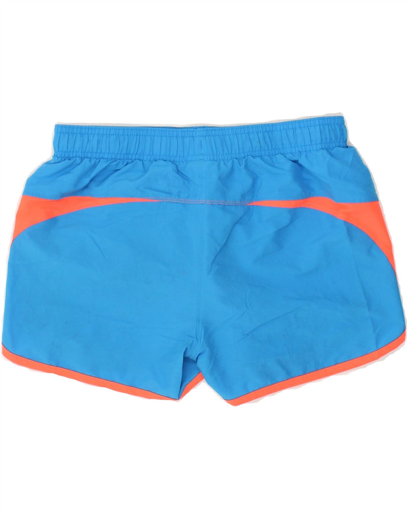 UNDER ARMOUR Boys Graphic Sport Shorts 13-14 Years XL Blue Colourblock | Vintage Under Armour | Thrift | Second-Hand Under Armour | Used Clothing | Messina Hembry 