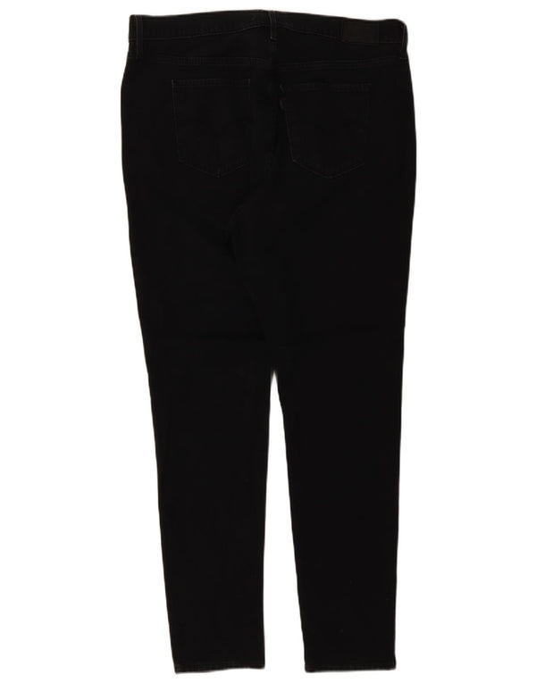 Levi's Womens 721 High Rise Skinny Jeans US 16 2XL W36 L30 Black Cotton