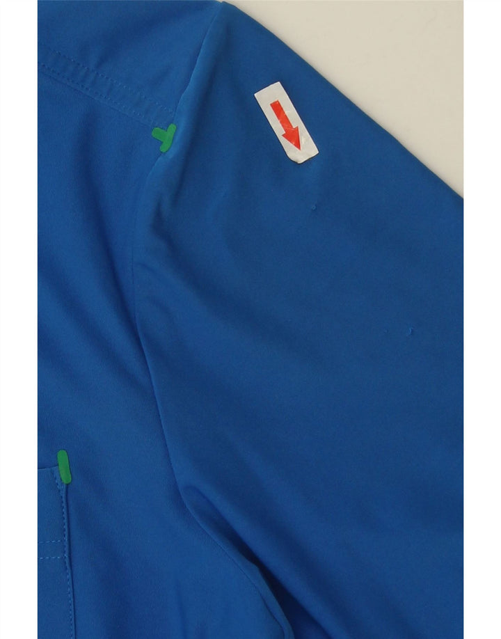Nike Mens Dri Fit Polo Shirt Medium Blue Polyester