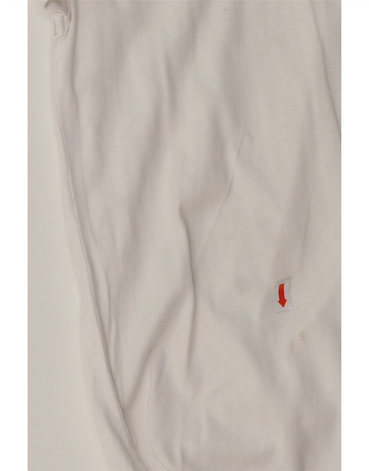 TED BAKER Boys Graphic T-Shirt Top 10-11 Years White Cotton