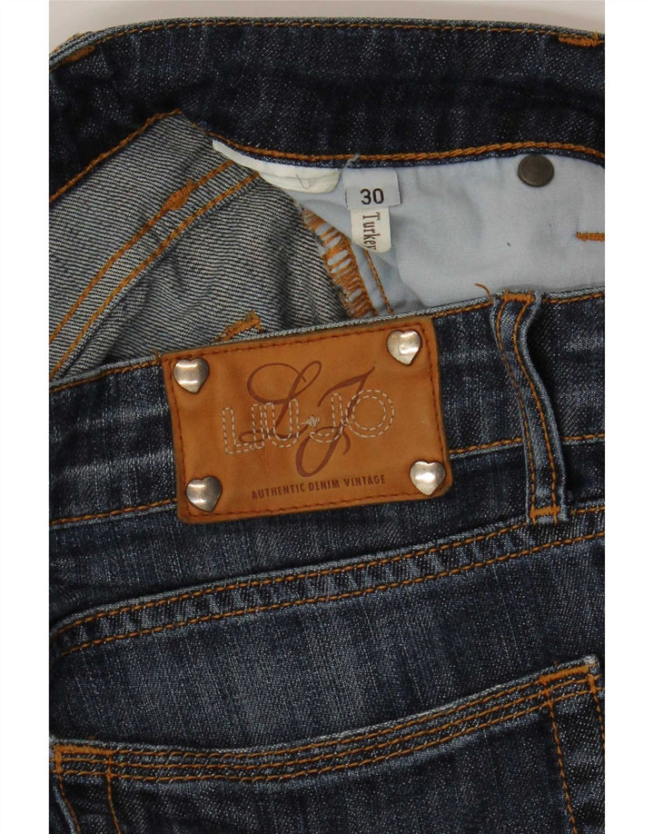 Liu Jo Womens Cropped Jeans W30 L24 Navy Blue