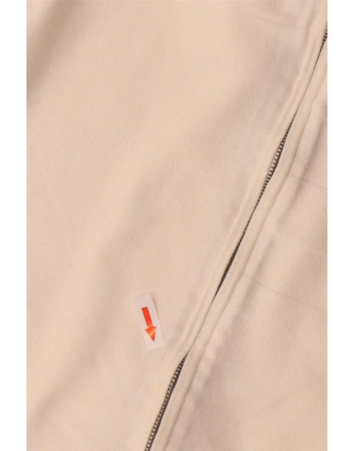 Calvin Klein Jeans Mens Cardigan Sweater Large White Cotton
