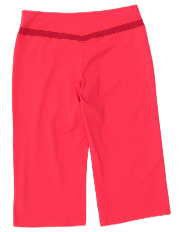 Nike Girls Dri Fit Bermuda Sport Shorts 12-13 Years Large Pink Cotton