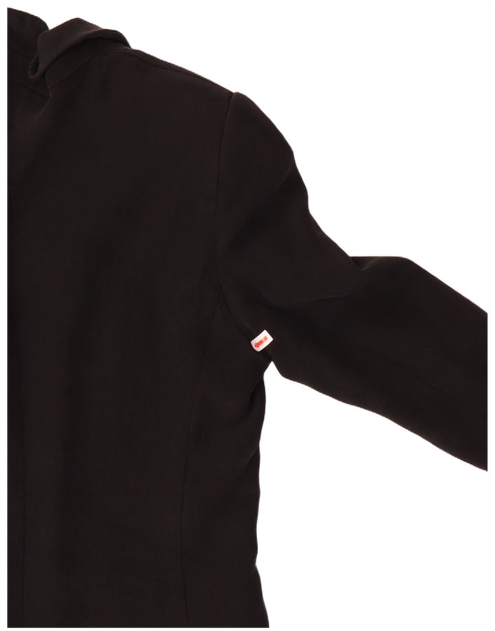 ARMANI COLLEZIONI Womens 3 Button Blazer Jacket IT 48 XL Black