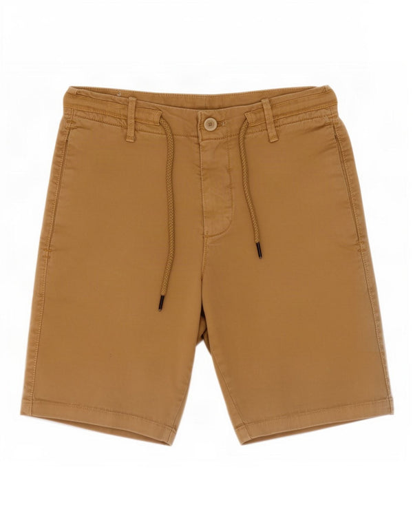Zara Mens Chino Shorts EU 36 XS W29 Beige Cotton