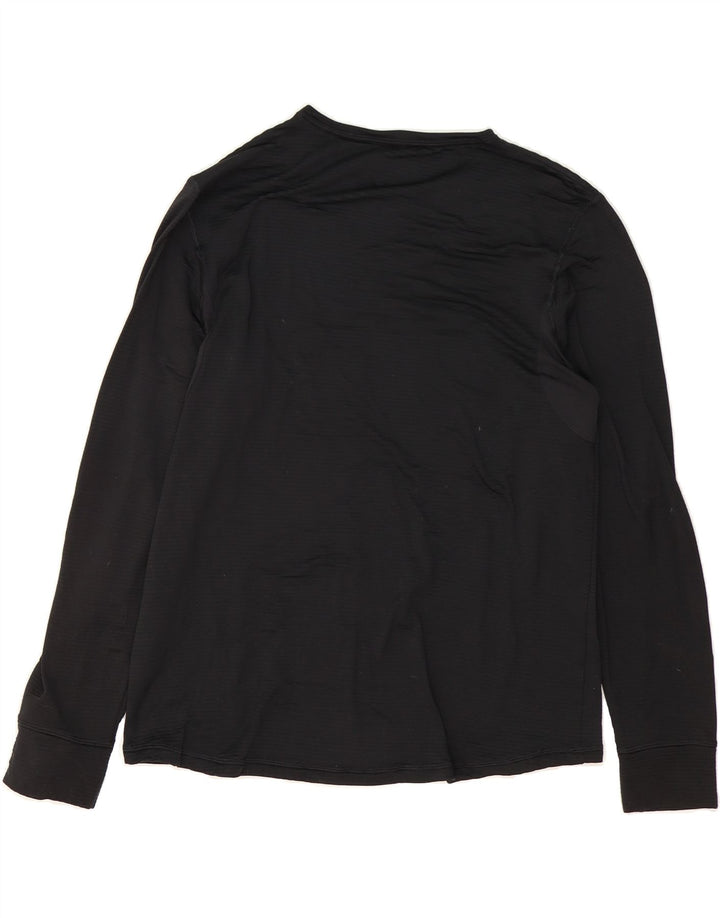 WRANGLER Womens Top Long Sleeve UK 16 Large Black Polyester Vintage Wrangler and Second-Hand Wrangler from Messina Hembry 