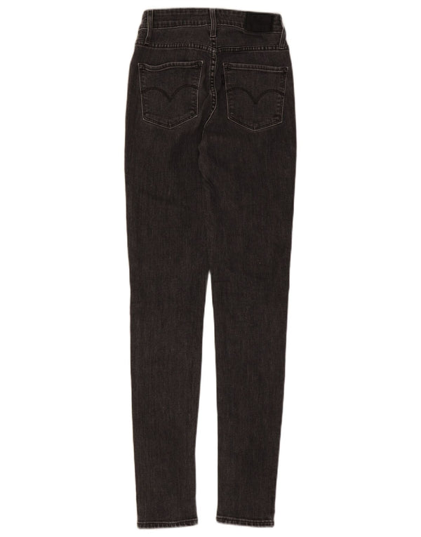 Levi's Womens 721 High Rise Skinny Jeans W26 L31 Grey