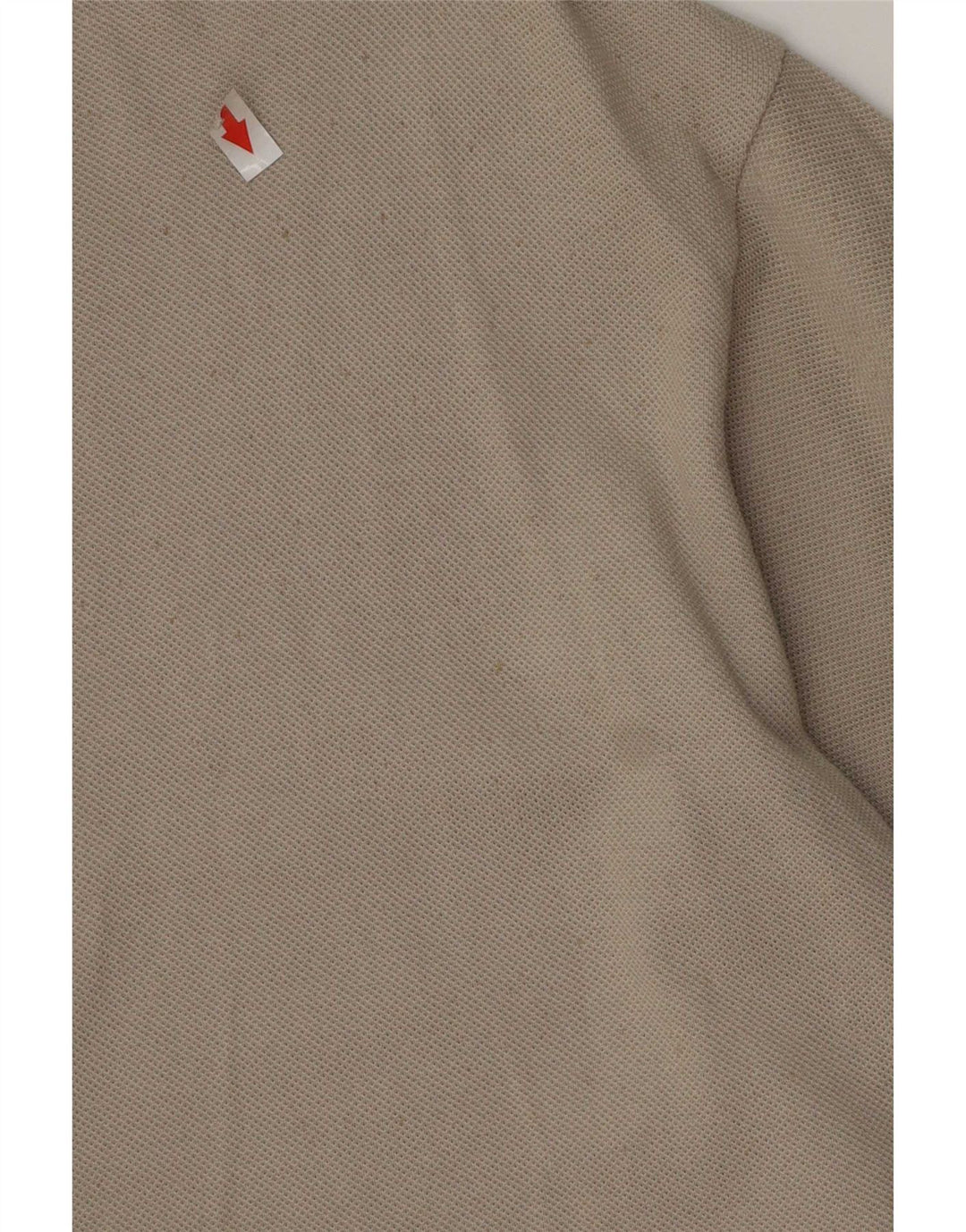 Lacoste Mens Polo Shirt Size 6 XL Beige Cotton
