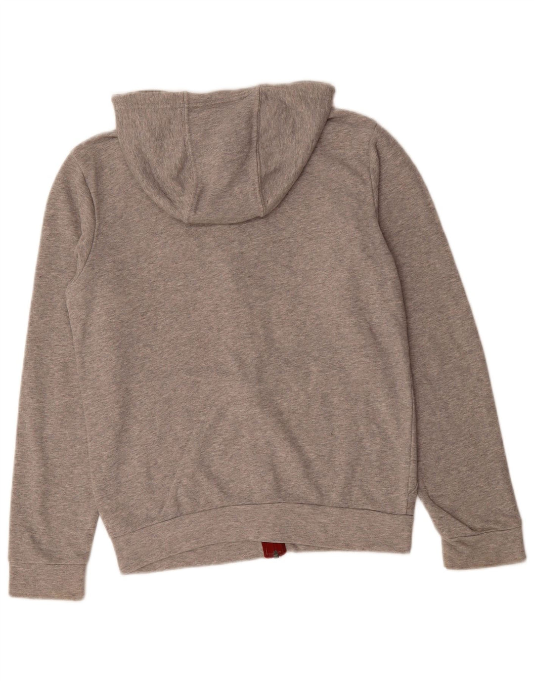 ADIDAS Mens Graphic Zip Hoodie Sweater Small Grey