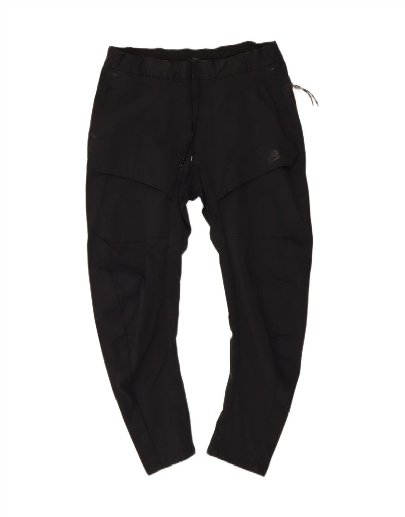 NIKE Mens Banana Cropped Trousers W34 L26 Black Nylon Vintage Nike and Second-Hand Nike from Messina Hembry 