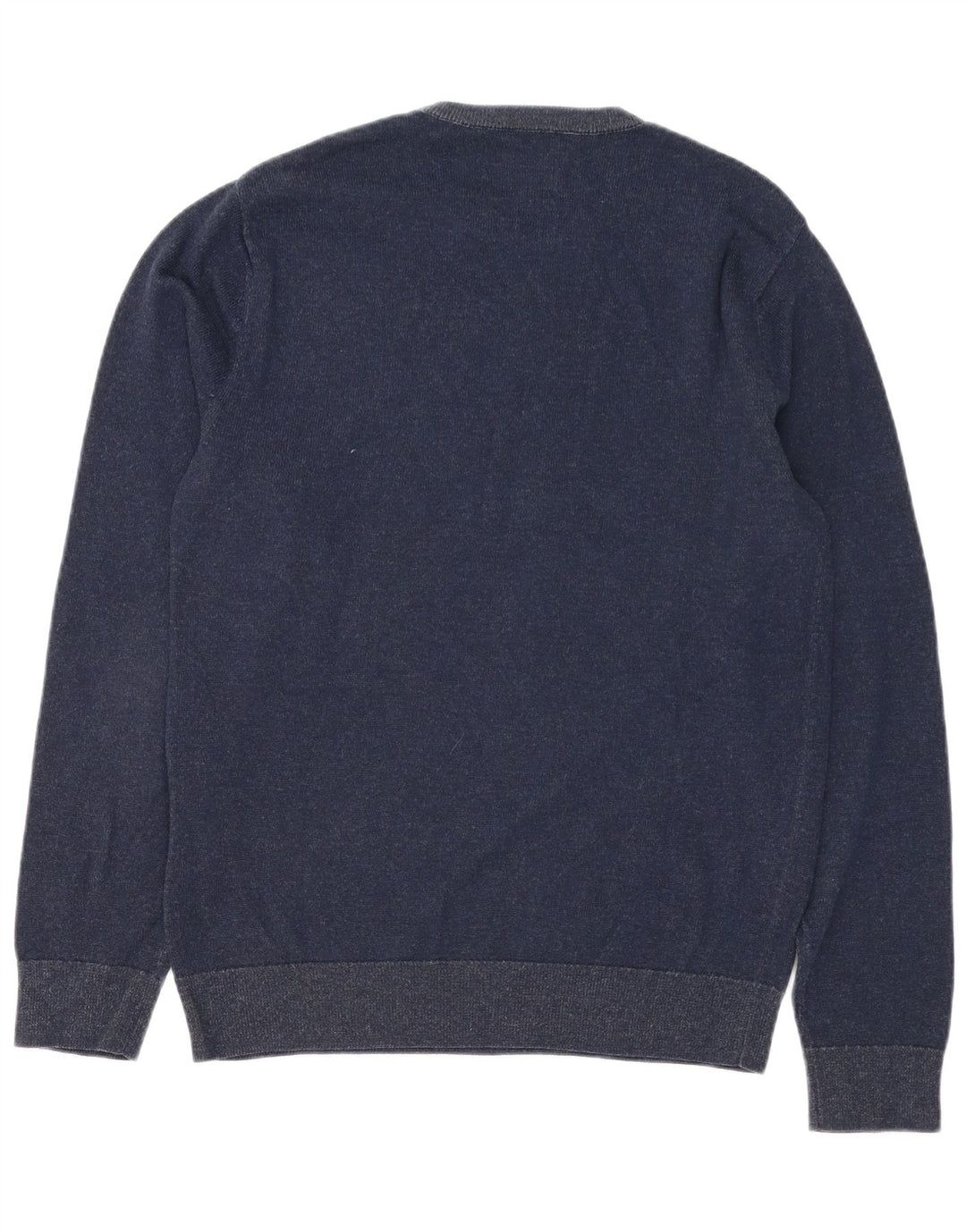 DOCKERS Mens Crew Neck Jumper Sweater Medium Navy Blue Cotton