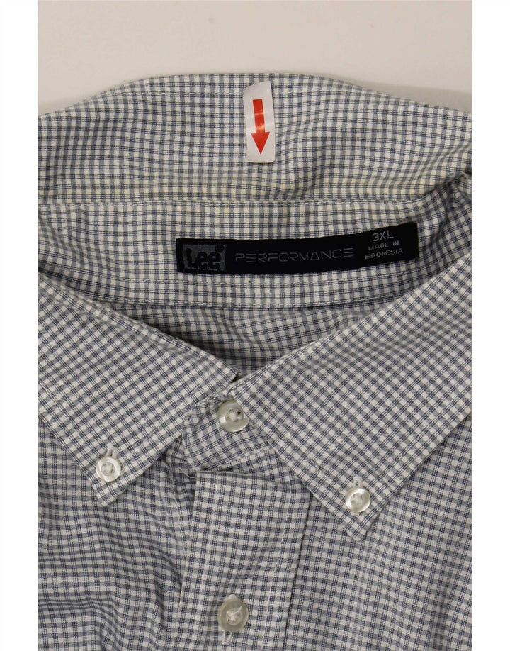 Lee Mens Shirt 3XL Blue Check
