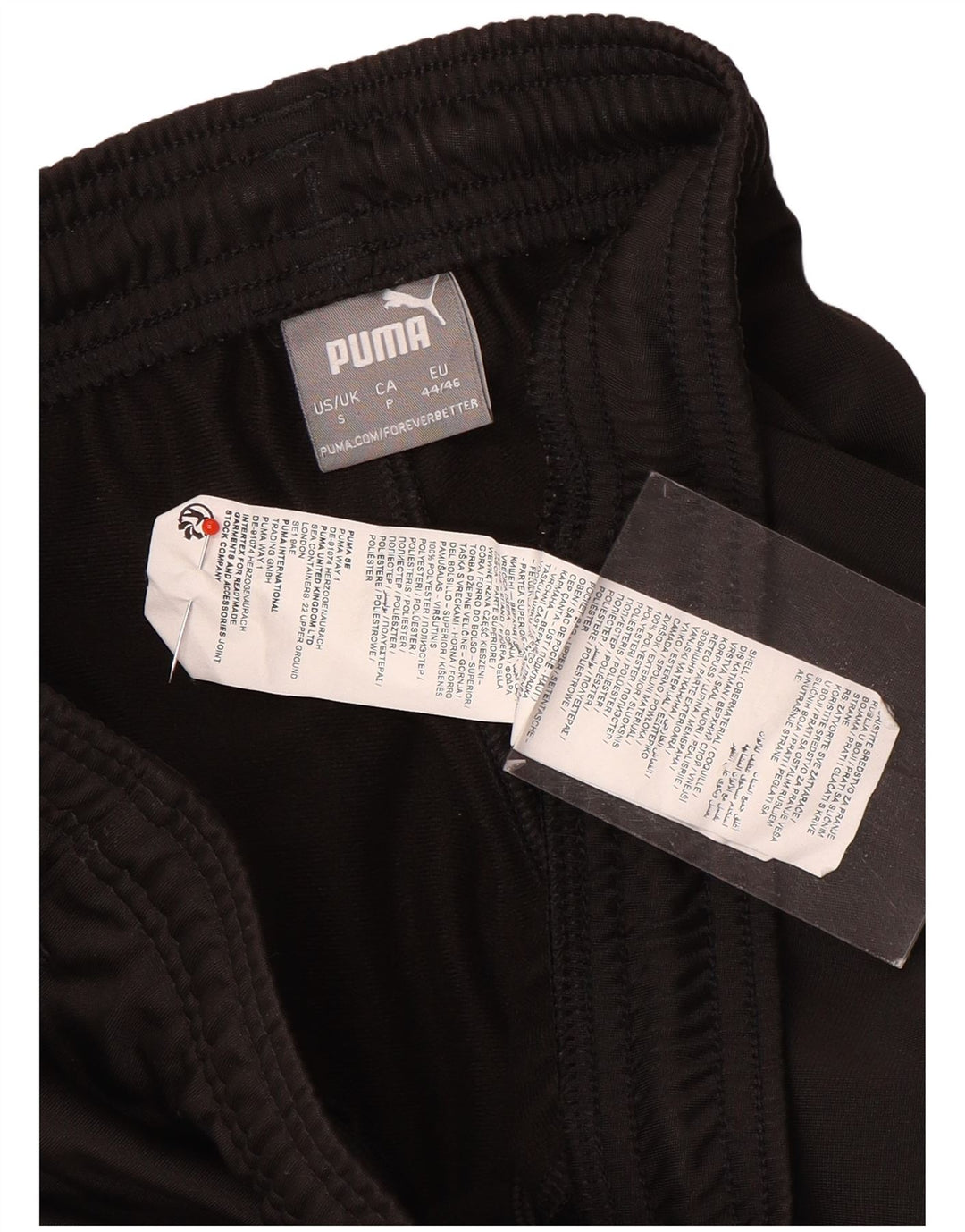 Puma Mens Tracksuit Trousers Joggers Small  Black Polyester