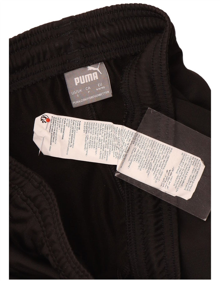 Puma Mens Tracksuit Trousers Joggers Small  Black Polyester