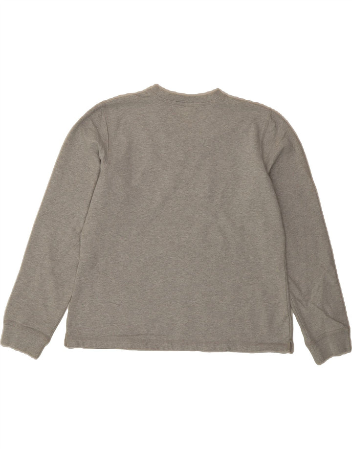 REEBOK Womens Sweatshirt Jumper UK 16 Large Grey Cotton Vintage Reebok and Second-Hand Reebok from Messina Hembry 