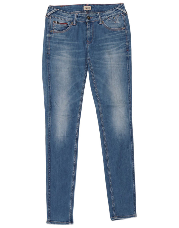 Tommy Hilfiger Womens Slim Jeans W27 L32 Blue Cotton