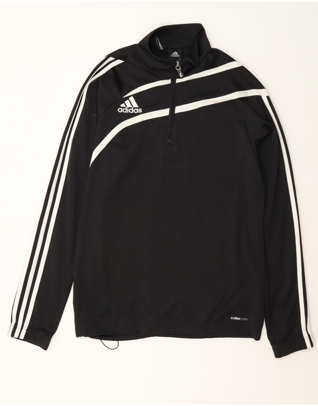 Adidas Mens Clima 365 Pullover Tracksuit Top UK 38/40 Medium Black